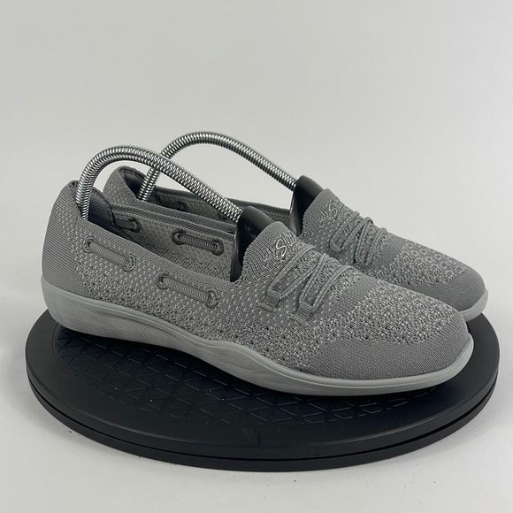 Skechers Newbury ST Gray Comfort Slip On Shoes 100174 Women’s Size 9.5 - Picture 3 of 12